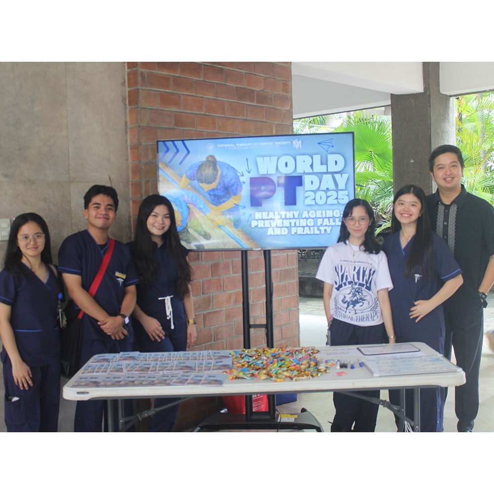 Photo showing activities held for World PT Day 2025 in the Philippines