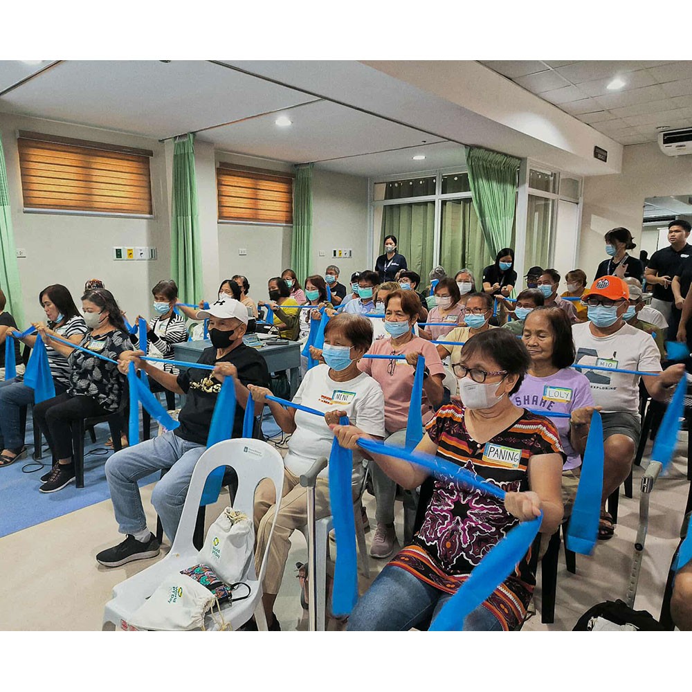 Photo showing activities held for World PT Day 2025 in the Philippines