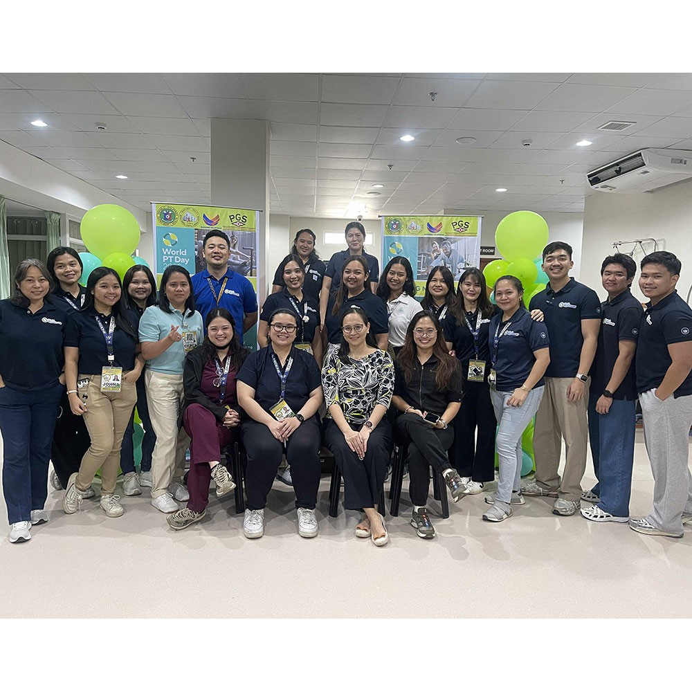 Photo showing activities held for World PT Day 2025 in the Philippines