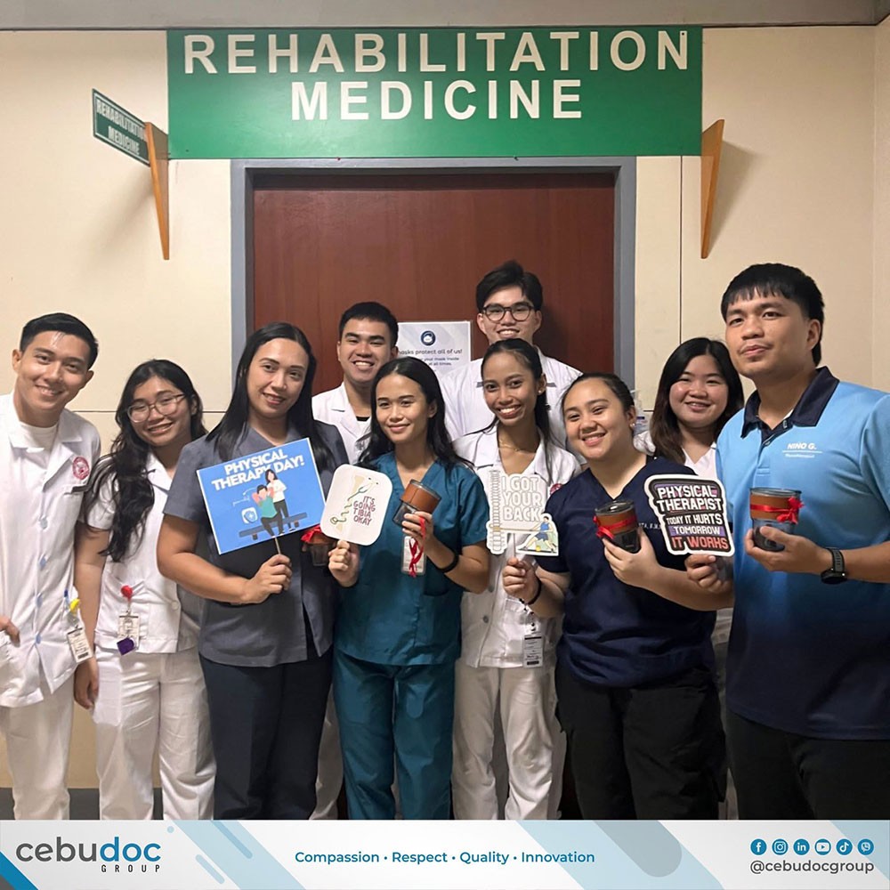 Photo showing activities held for World PT Day 2025 in the Philippines