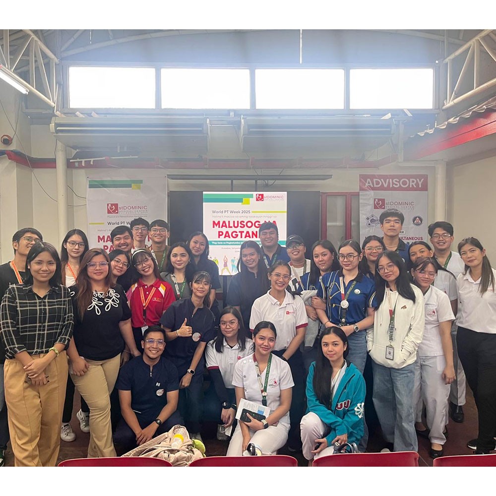 Photo showing activities held for World PT Day 2025 in the Philippines