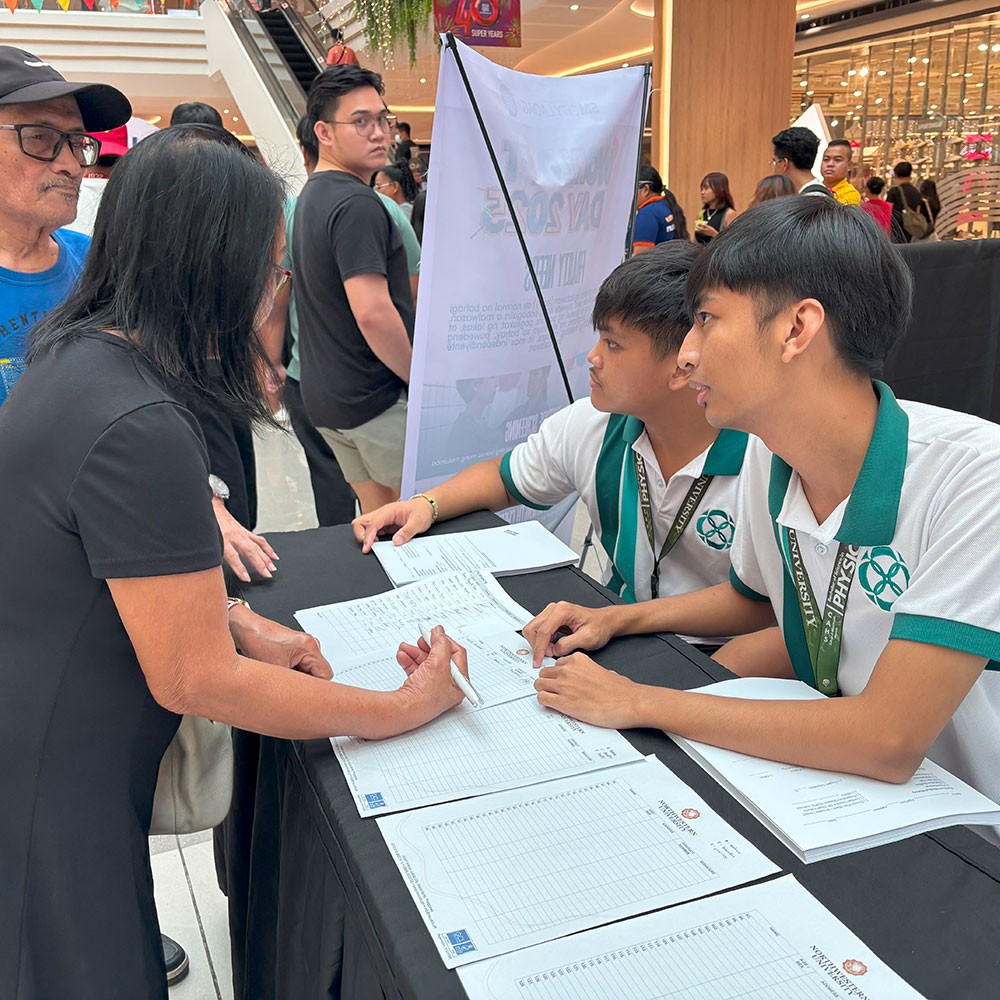 Photo showing activities held for World PT Day 2025 in the Philippines