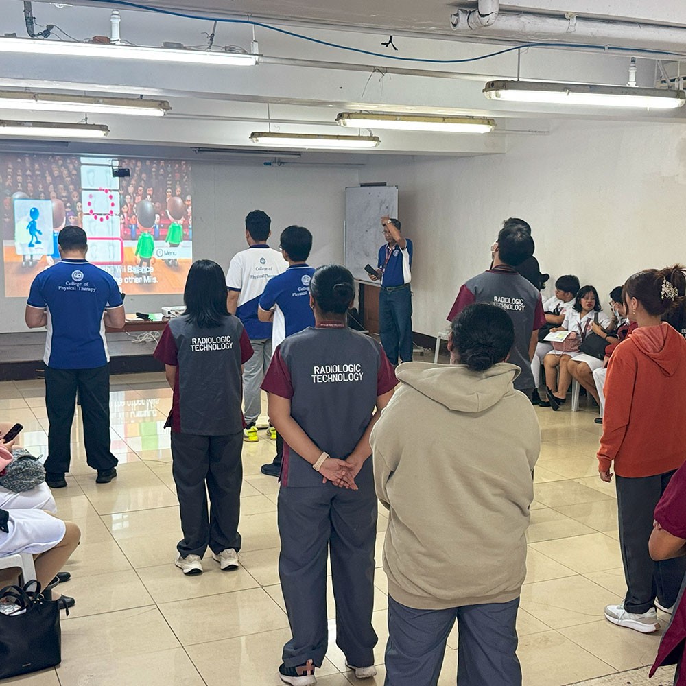 Photo showing activities held for World PT Day 2025 in the Philippines
