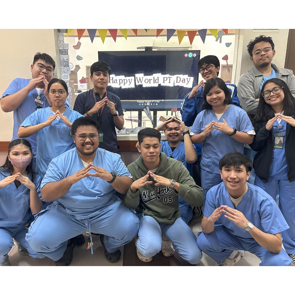 Photo showing activities held for World PT Day 2025 in the Philippines