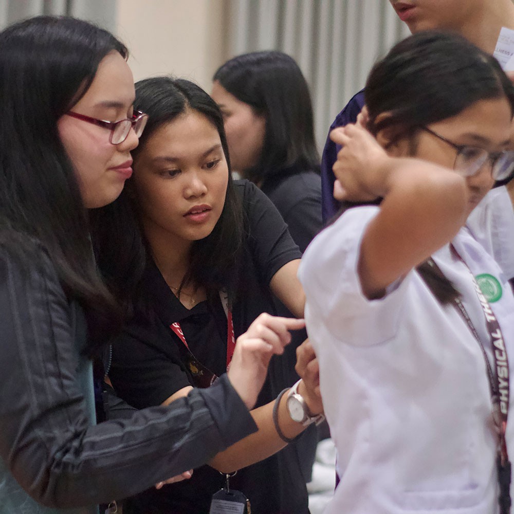 Photo showing activities held for World PT Day 2025 in the Philippines