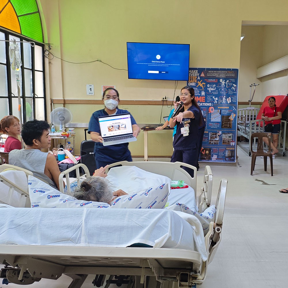 Photo showing activities held for World PT Day 2025 in the Philippines