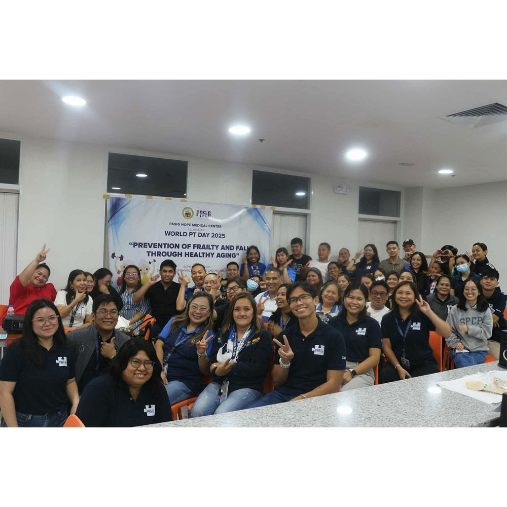 Photo showing activities held for World PT Day 2025 in the Philippines