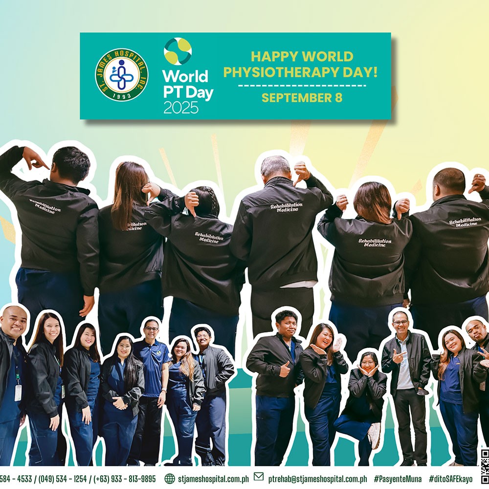 Photo showing activities held for World PT Day 2025 in the Philippines