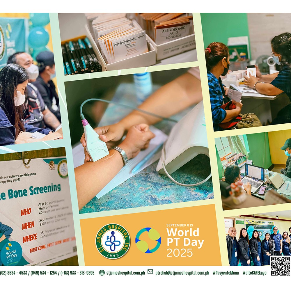 Photo showing activities held for World PT Day 2025 in the Philippines