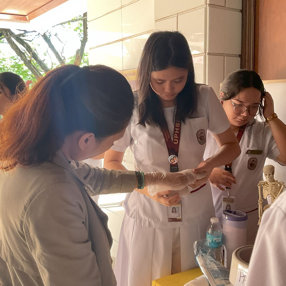Photo showing activities held for World PT Day 2025 in the Philippines
