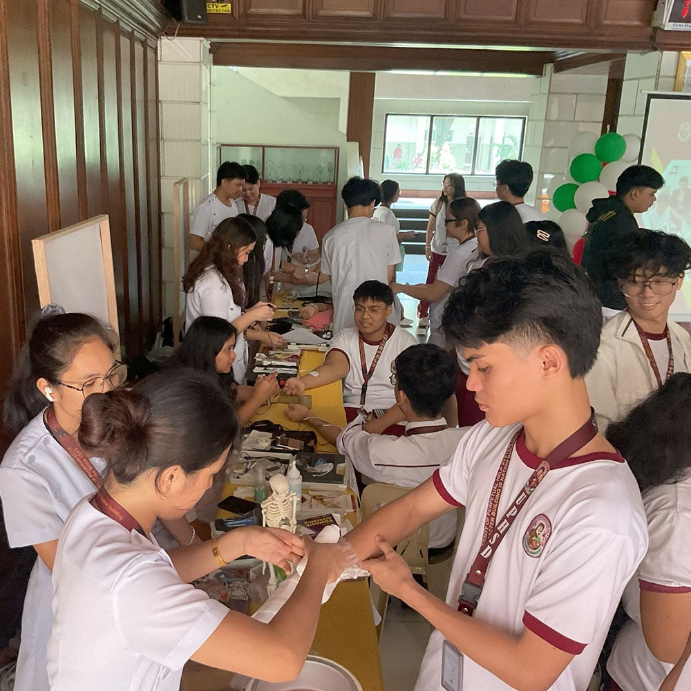 Photo showing activities held for World PT Day 2025 in the Philippines