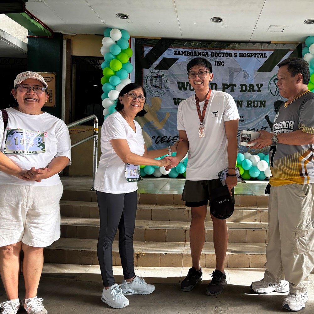 Photo showing activities held for World PT Day 2025 in the Philippines