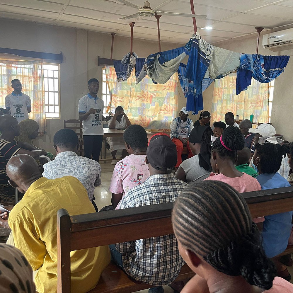 Photo showing activities held for World PT Day 2025 in Sierra Leone