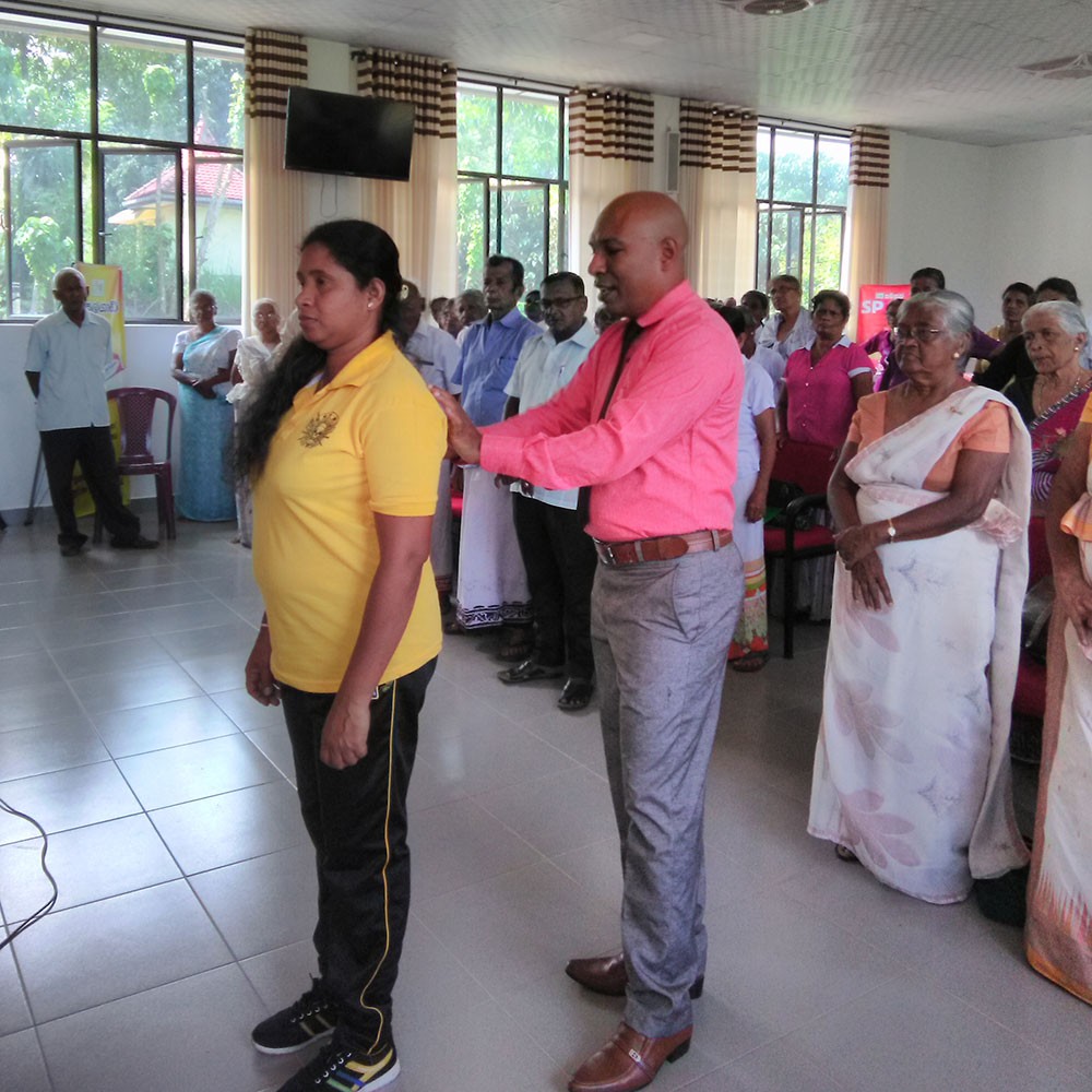 Photo showing activities held for World PT Day 2025 in Sri Lanka