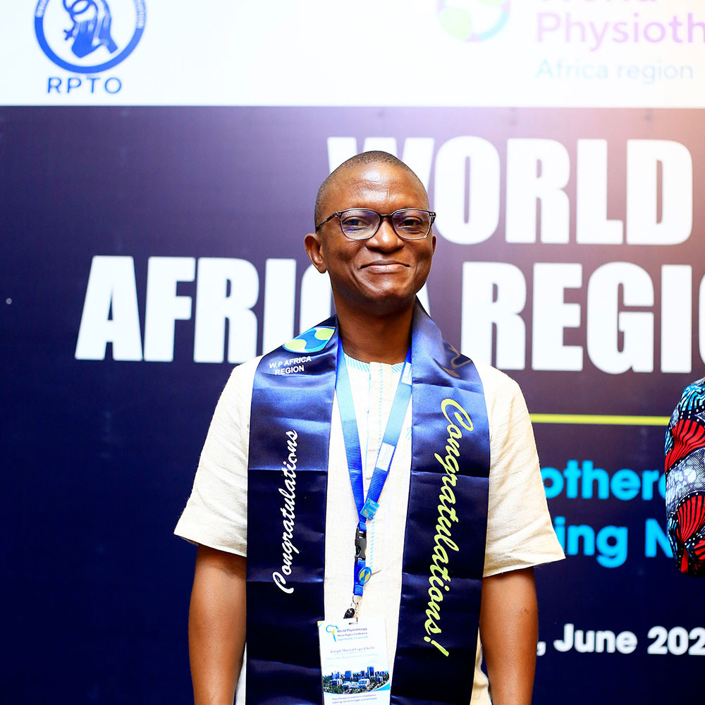Photo of Joseph Capo-Chichi at Africa region conference