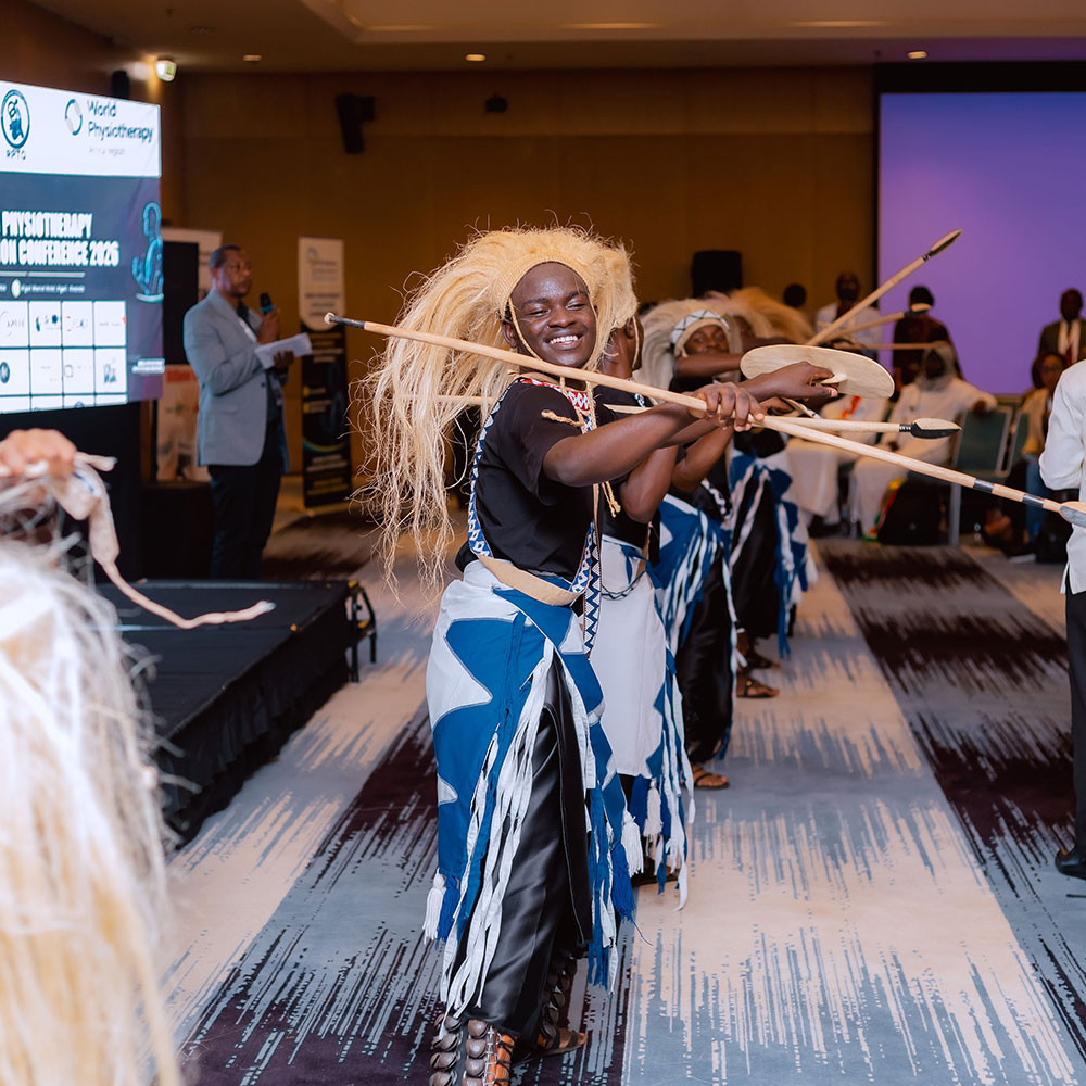 Photo of dancers at Africa region conference