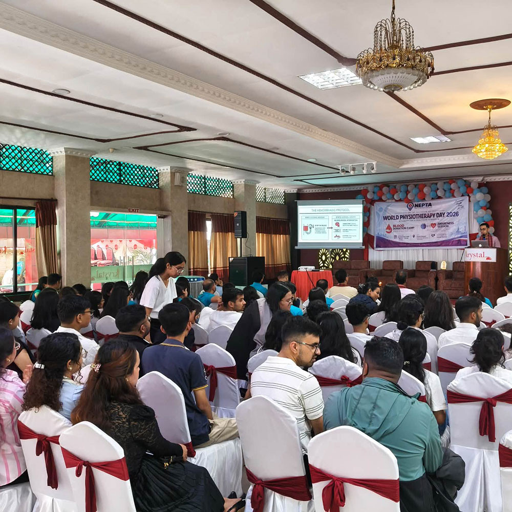 Photo of World PT Day 2026 activities in Nepal