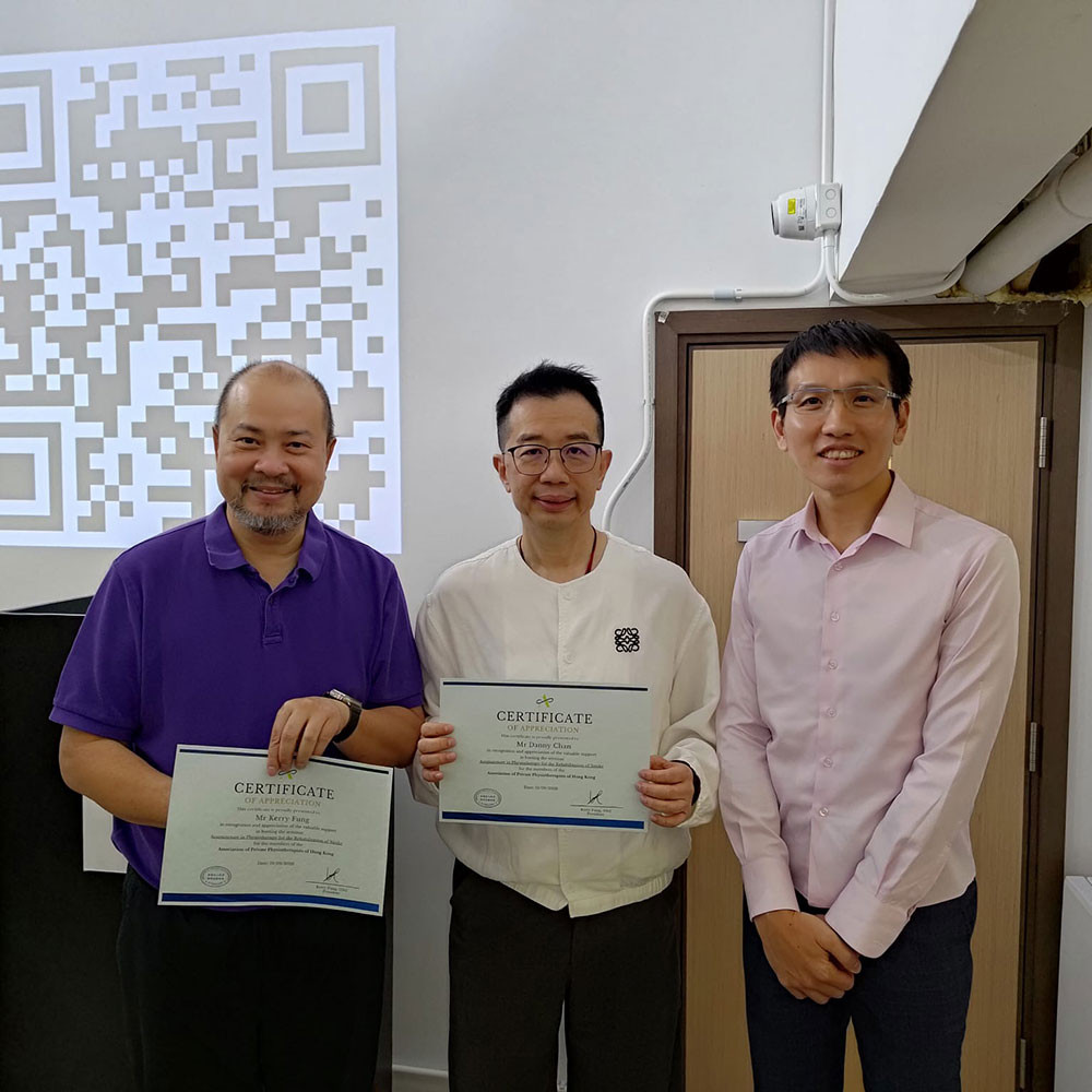 Photo showing activities held to mark World PT Day 2026 in Hong Kong