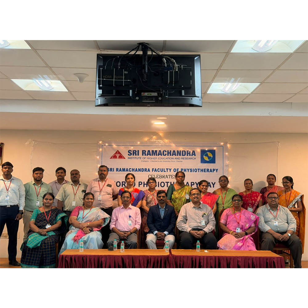 Photo showing activities held to mark World PT Day 2026 in India