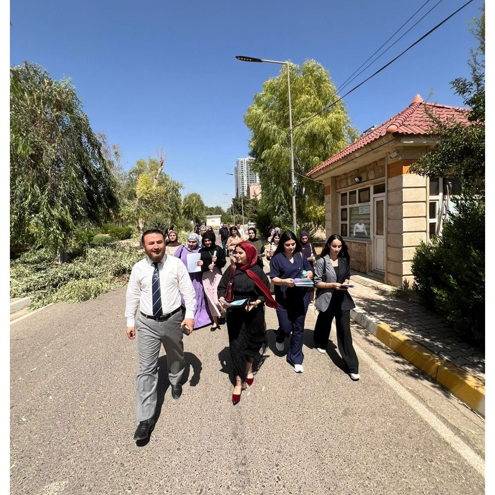Photo showing activities held to mark World PT Day 2026 at the Erbil Polytechnic University in Iraq