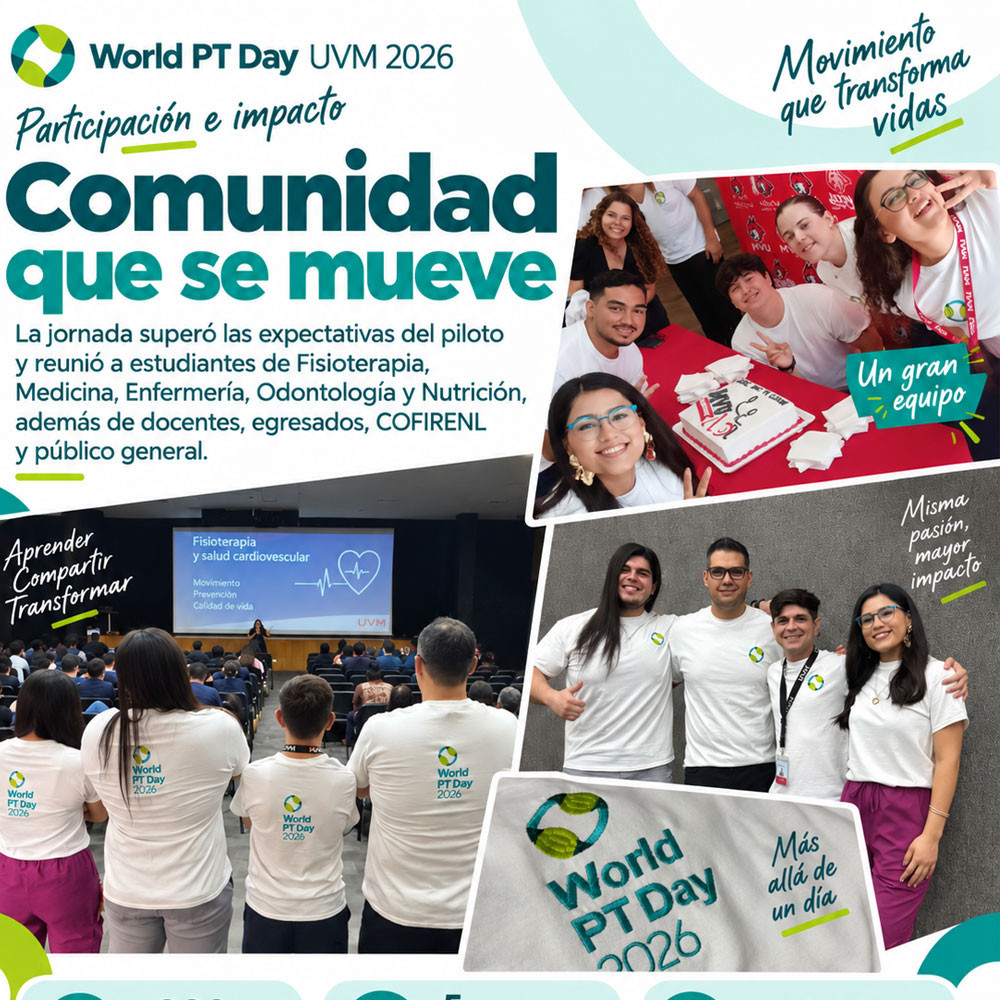Photo showing activities held to mark World PT Day 2026 in Mexico