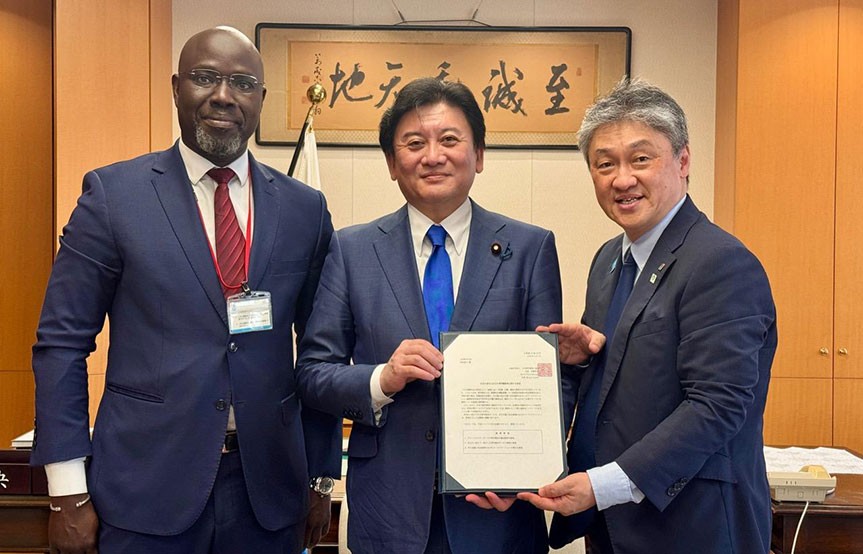 Photo taken during advocacy meeting between World Physiotherapy and JPTA