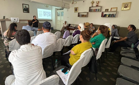 Training session in Dushanbe, Tajikistan