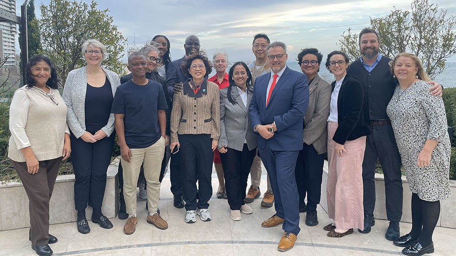 Group photo taken at World Physiotherapy region summit