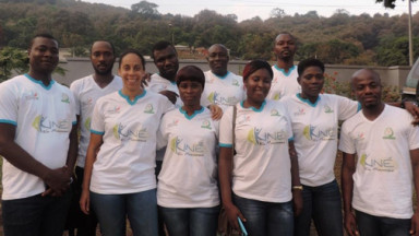 Physical therapists from AIMK at Tonpki Nihidaley