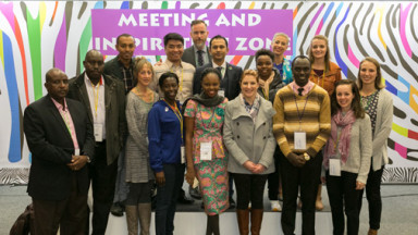 Bursary recipients in Cape Town for WCPT Congress 2019