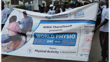Photograph of World PT Day 2018 celebration in Ghana