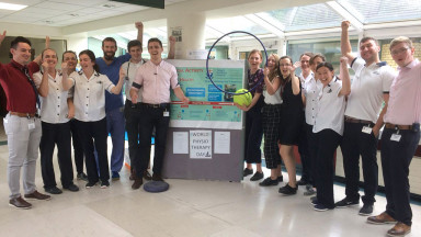 Photograph of World PT Day 2018 celebration in Ireland