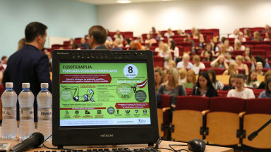 Photograph of World PT Day 2018 celebration in Latvia