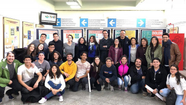 Photograph showing one of the celebrations held in Chile to mark World PT Day 2019