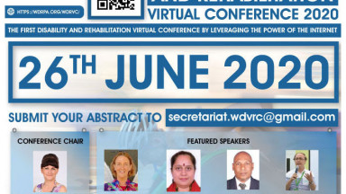 Poster promoting World PT Day 2020 activities held in Sri Lanka