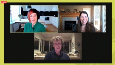 Screengrab of session speakers