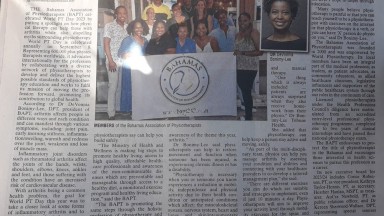 World PT Day 2023 celebrations in Bahamas