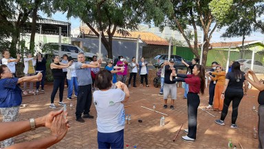 Photo showing activities held for World PT Day 2025 in Brazil