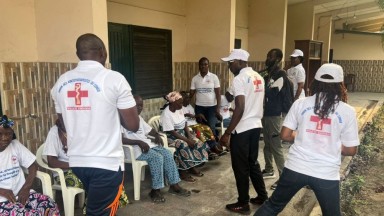 Photo showing activities held for World PT Day 2025 in Congo (Democratic Republic)