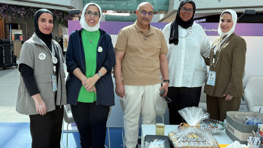 Photo showing activities held for World PT Day 2025 in Kuwait