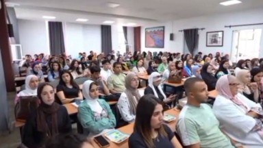 Photo from video showing activities held for World PT Day 2025 in Morocco