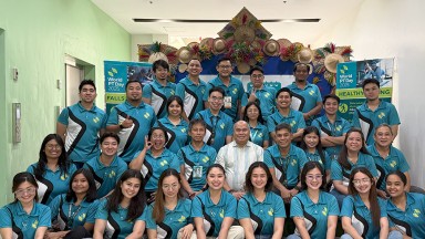 Photo showing activities held for World PT Day 2025 in the Philippines