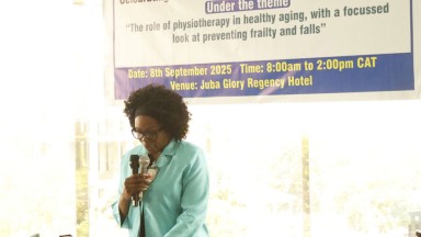 Photo showing activities held for World PT Day 2025 in South Sudan