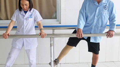 Photo showing activities held for World PT Day 2025 in Vietnam