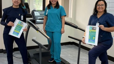 Photo showing activities held for World PT Day 2025 in Guatemala