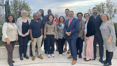 Group photo taken at World Physiotherapy region summit