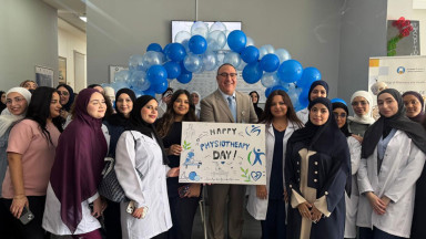 Photo showing activities held to mark World PT Day 2026 in the United Arab Emirates
